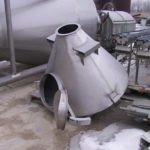 Stainless Steel Cone Bin