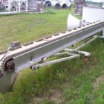 Inclined Cleated Belt Ribbon Conveyor