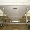 Lincoln Process Stainless Steel Rolling Hopper Tote Bin