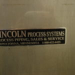 Lincoln Process Stainless Steel Rolling Hopper Tote Bin